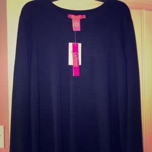 Navy Sweater with bows